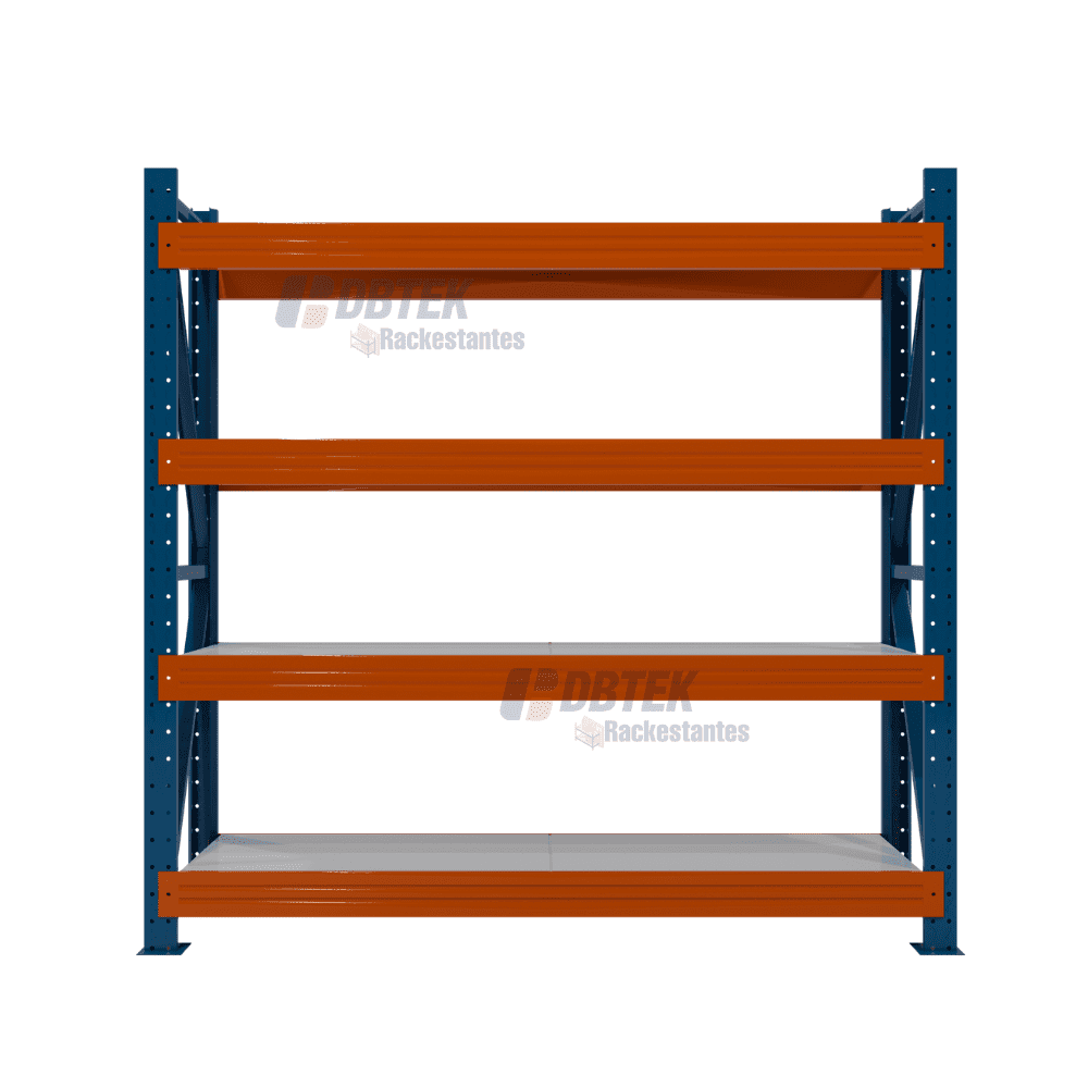 Estante mini rack 2000x2000x500mm | 500kg por nivel