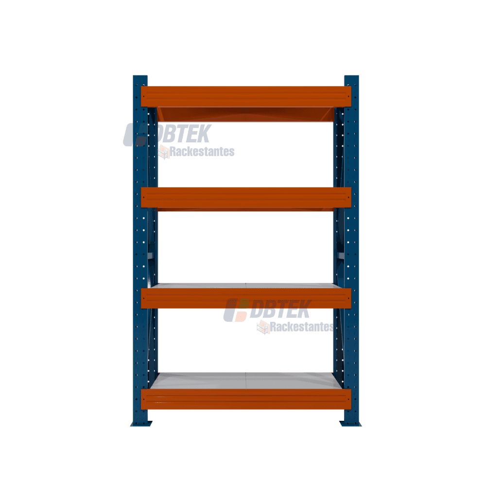 Estante mini rack 2000x1200x450mm | 200kg por nivel